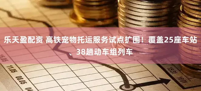 乐天盈配资 高铁宠物托运服务试点扩围！覆盖25座车站、38趟动车组列车