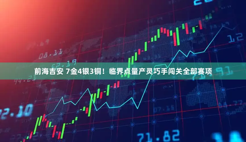 前海吉安 7金4银3铜！临界点量产灵巧手闯关全部赛项